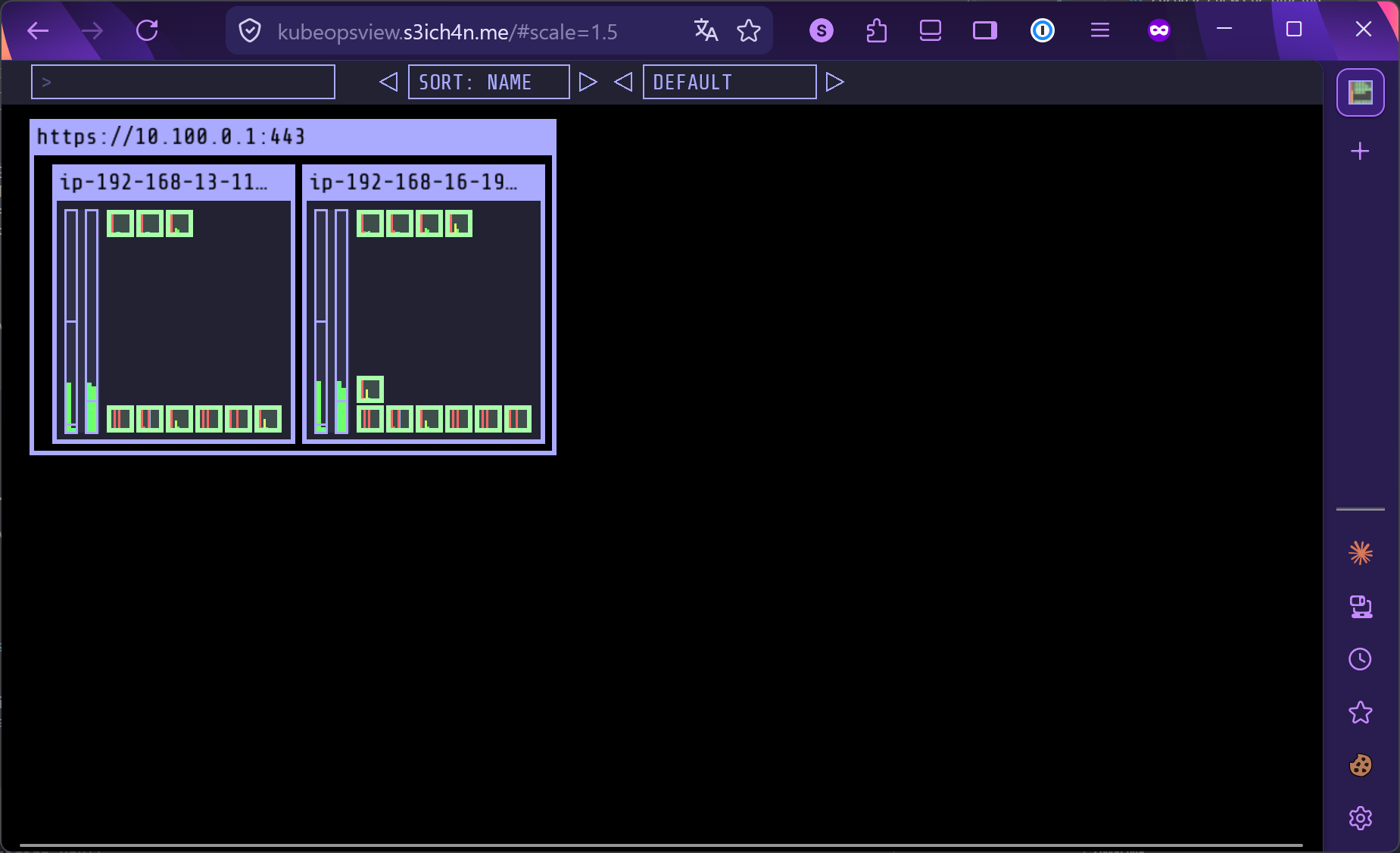 kube-ops-view 배포 완료